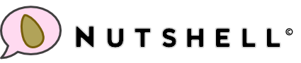 Nutshell recipe app header text and logo